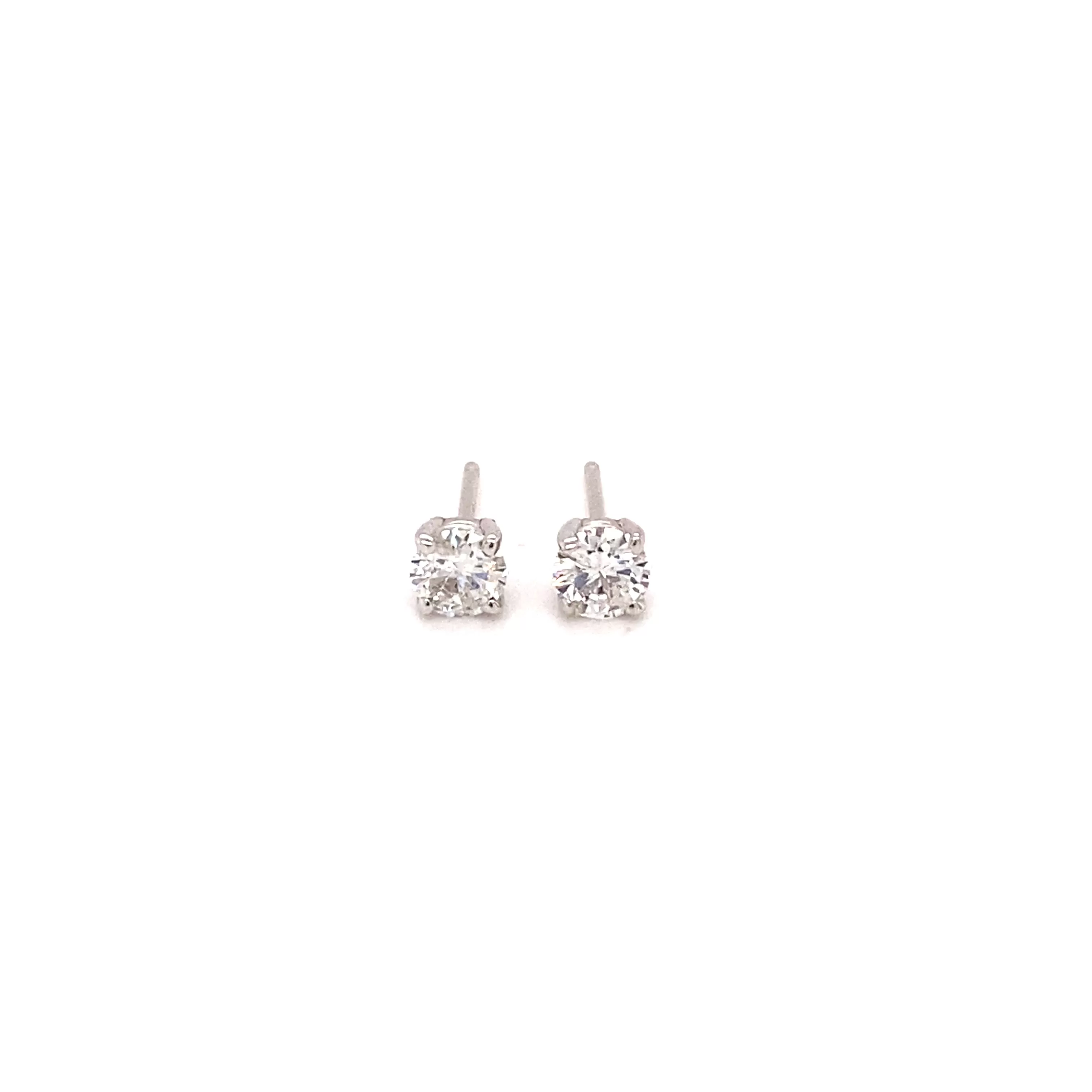 0.51ct G SI-2 Diamond 4-Prong Studs