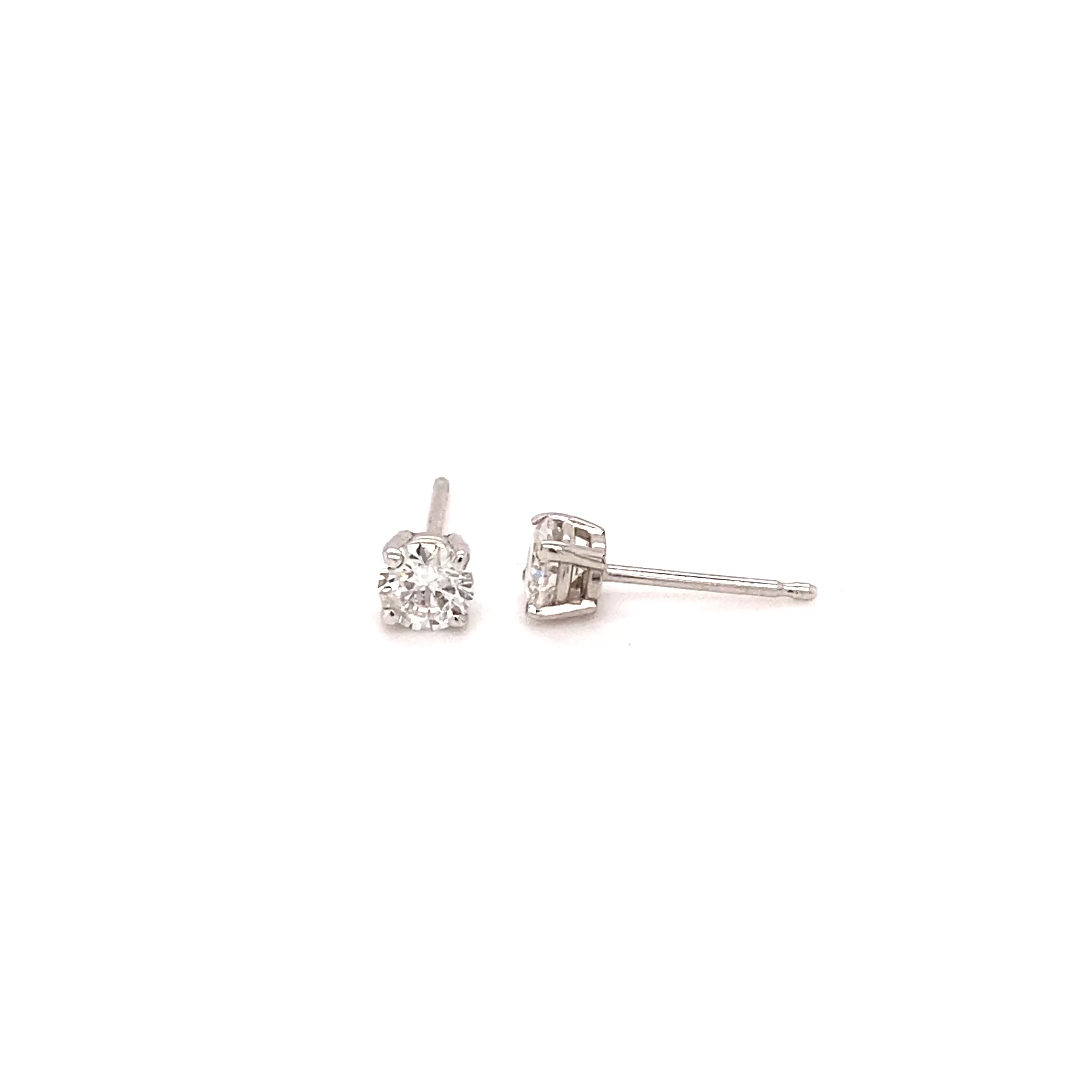 0.51ct G SI-2 Diamond 4-Prong Studs