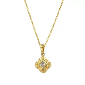 14K Yellow Gold Fancy Diamond Set