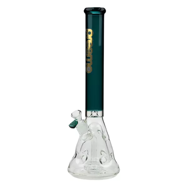 18" Showerhead To Swiss Perc Glass Bong