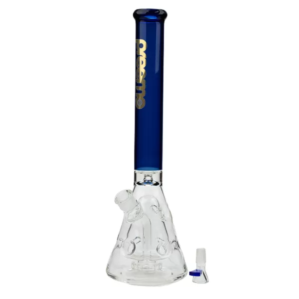 18" Showerhead To Swiss Perc Glass Bong