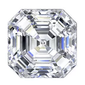 2.54 Carat Asscher Lab Grown Diamond