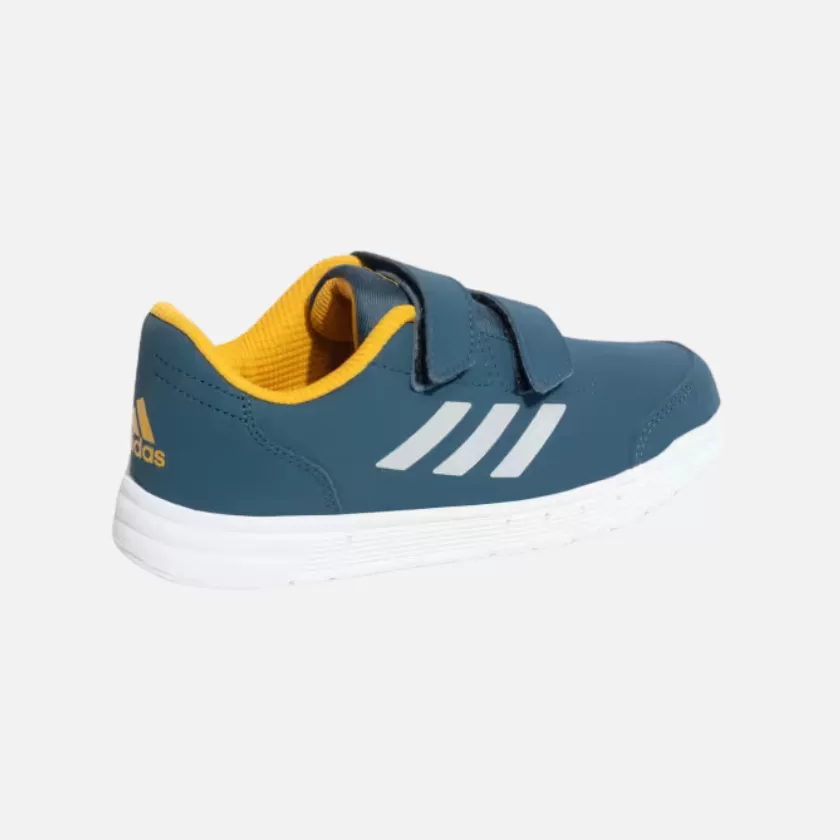 Adidas Fluidstreet 1.0 Kids Unisex Shoes (4-16Year) -Arctic Night/Silver Metallic/Preloved Yellow