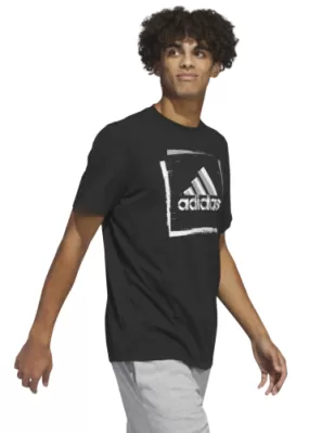 Adidas short sleeve men's T-shirt with 3S logo HS2519 black