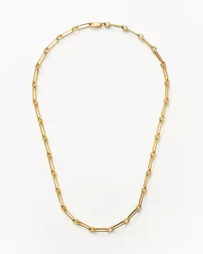 Aegis Chain Necklace | 18ct Gold Plated