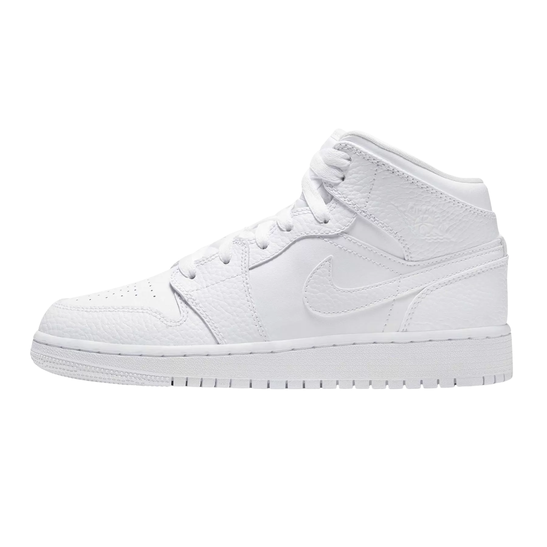 Air Jordan 1 Mid GS 'Triple White'