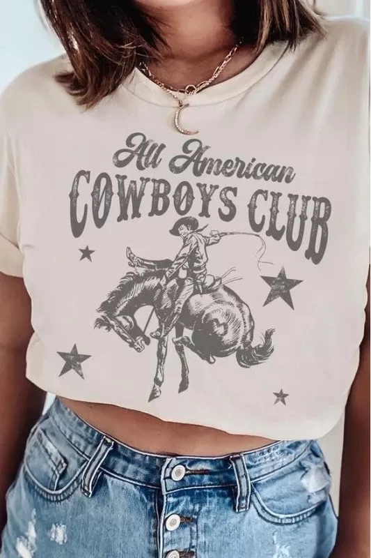 All American Cowboys Club Graphic Tee