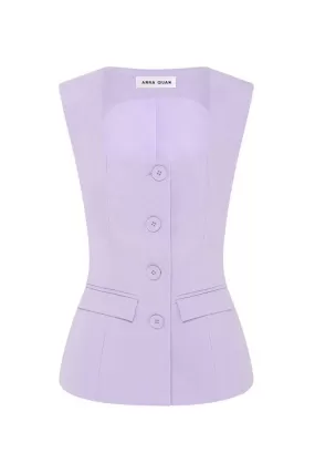 ANTONELLA TOP-LILAC