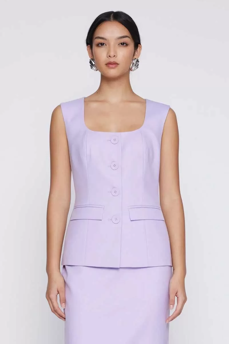 ANTONELLA TOP-LILAC