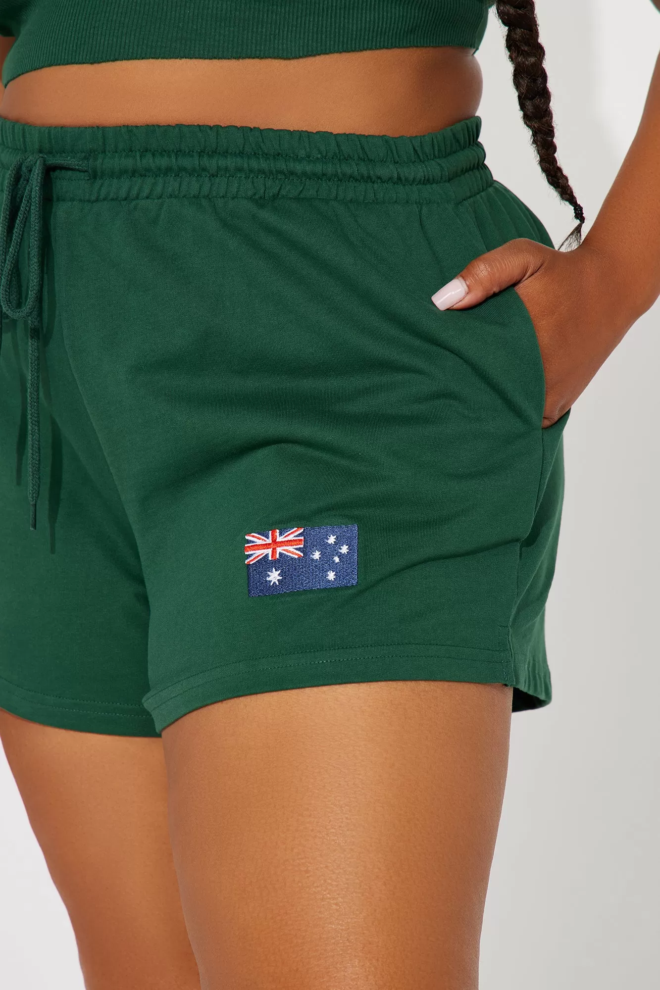 Aussie Girl Short Set - Hunter