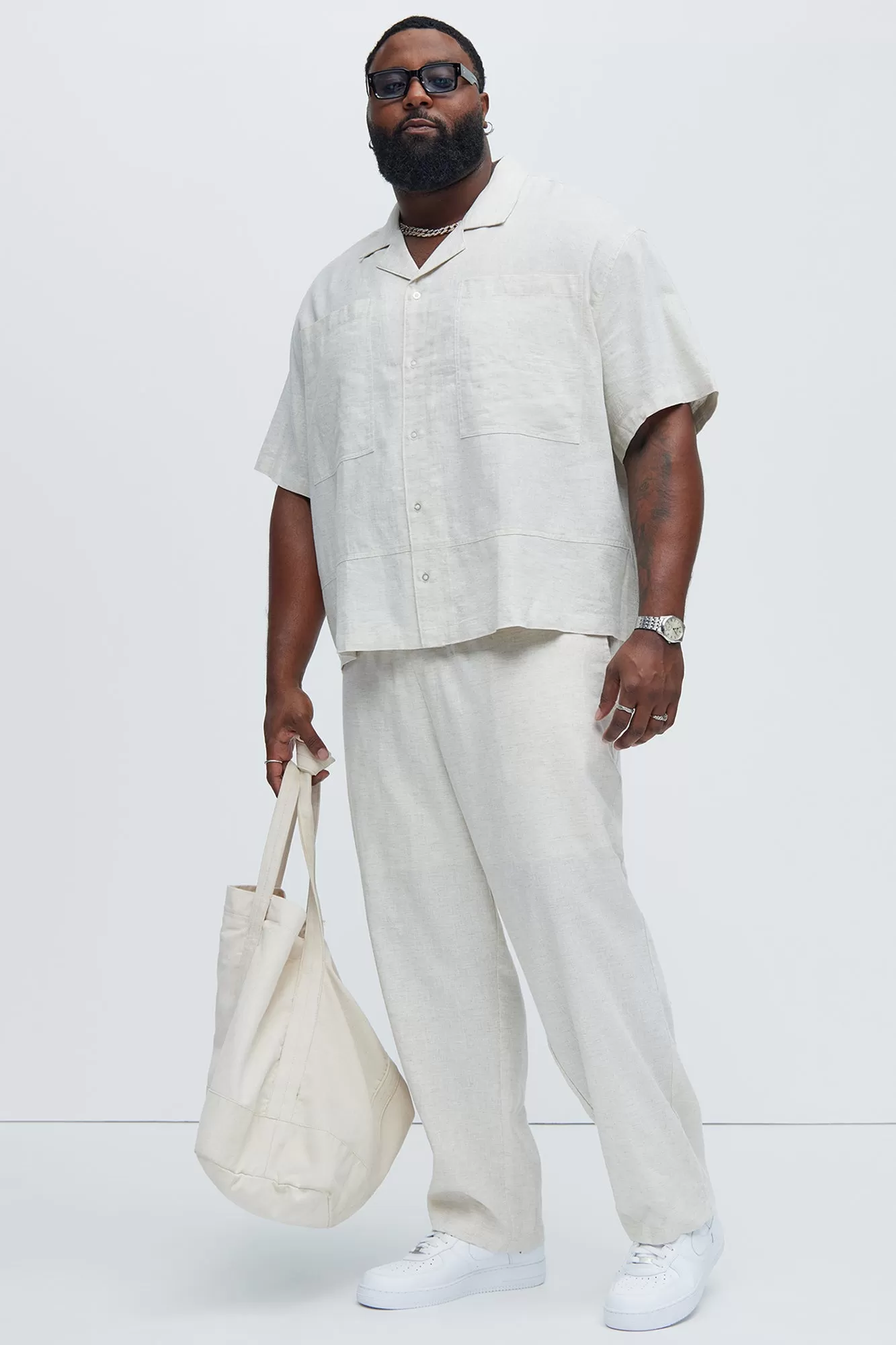 Bahamas Linen Pants - Oatmeal