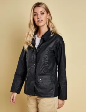 Barbour Lightweight Acorn Wax Jacket - Royal Navy