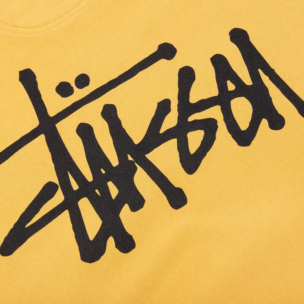 Basic Stussy Pigment Dyed Crew - Honey