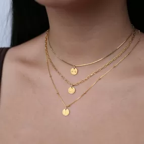 Boobs Gold Medallion Necklace · Gold Fill Snake Chain Choker · New Beginnings Gift for Her · Breast Cancer Awareness · ALL PROCEEDS DONATED*