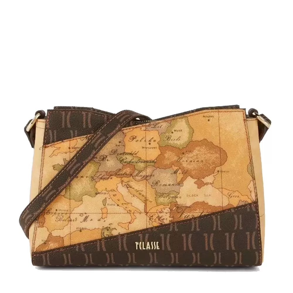 Borsa Donna a Tracolla 1A Classe Alviero Martini linea Enjoy Mix Geo stampa Geo Classic e Monogram GZ28