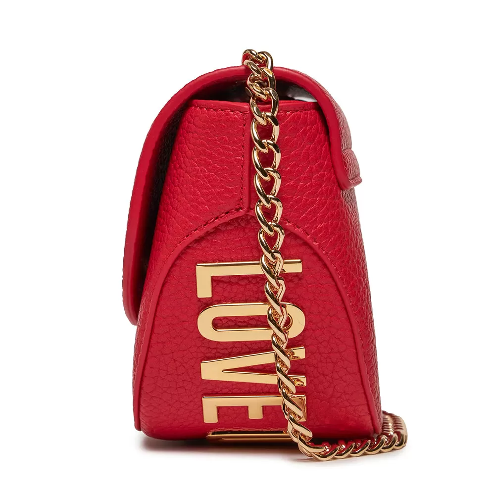 Borsa Donna a Tracolla LOVE MOSCHINO linea Giant Logo colore Rosso