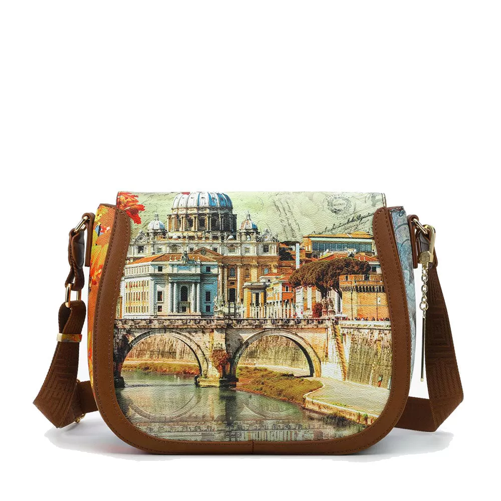 Borsa Donna a Tracolla Y NOT CLF-009 Winter Rome