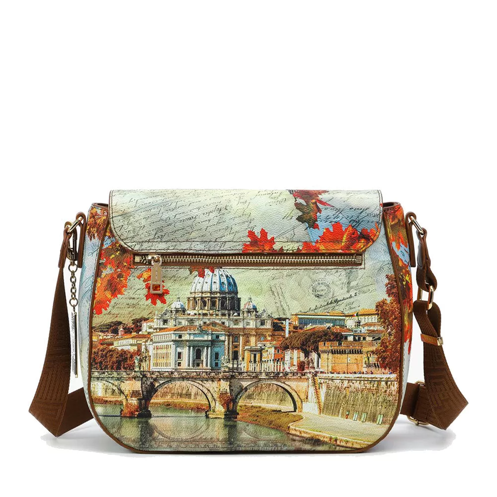 Borsa Donna a Tracolla Y NOT CLF-009 Winter Rome