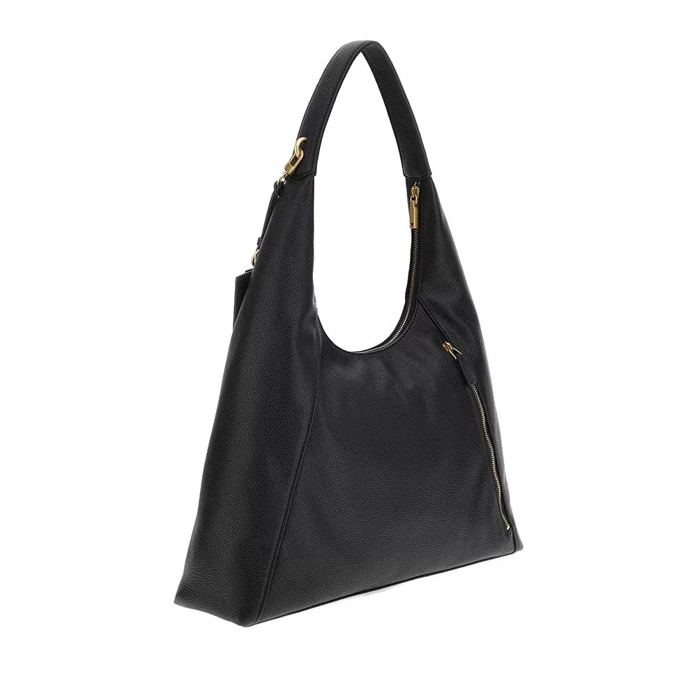 Borsa Donna Hobo a Spalla GUESS Linea Laryn Colore Nero