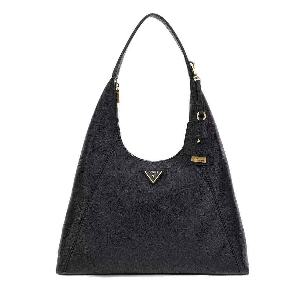 Borsa Donna Hobo a Spalla GUESS Linea Laryn Colore Nero