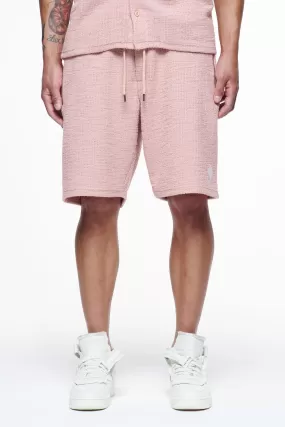 Briscoe Structured Knit Shorts Tuscan Rose