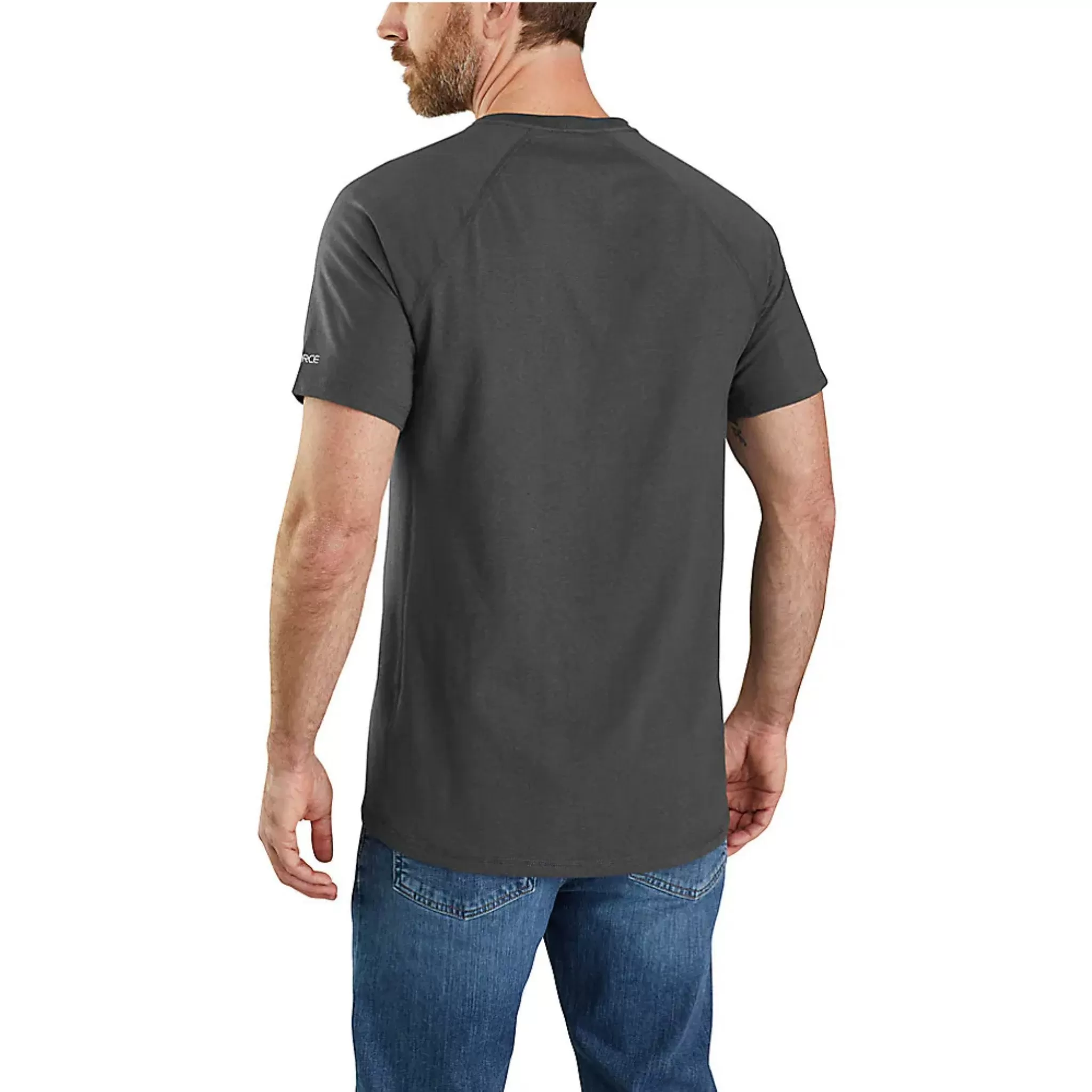 Carhartt Men's Force Relaxed Fit Midweight Short-Sleeve Graphic T-Shirt - Carbon Heather