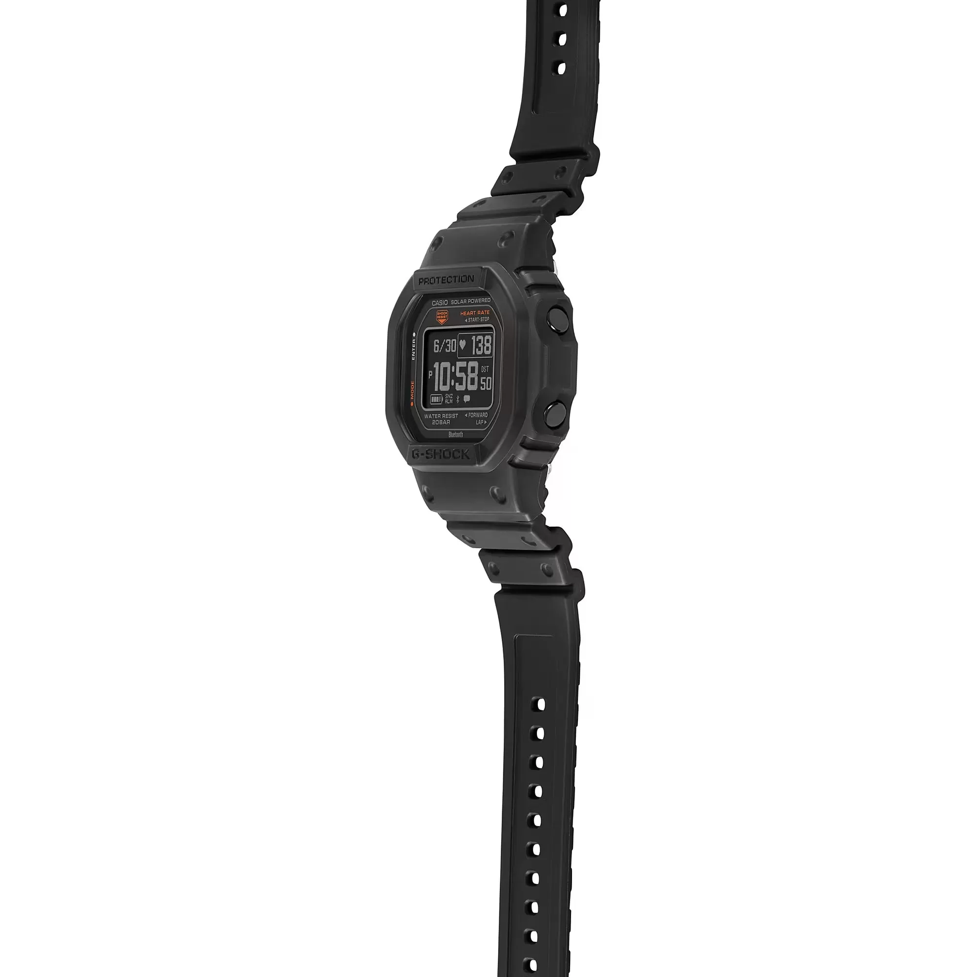 CASIO G-SHOCK DWH5600-1 Black Move Heart Rate Monitor Solar Activity Watch