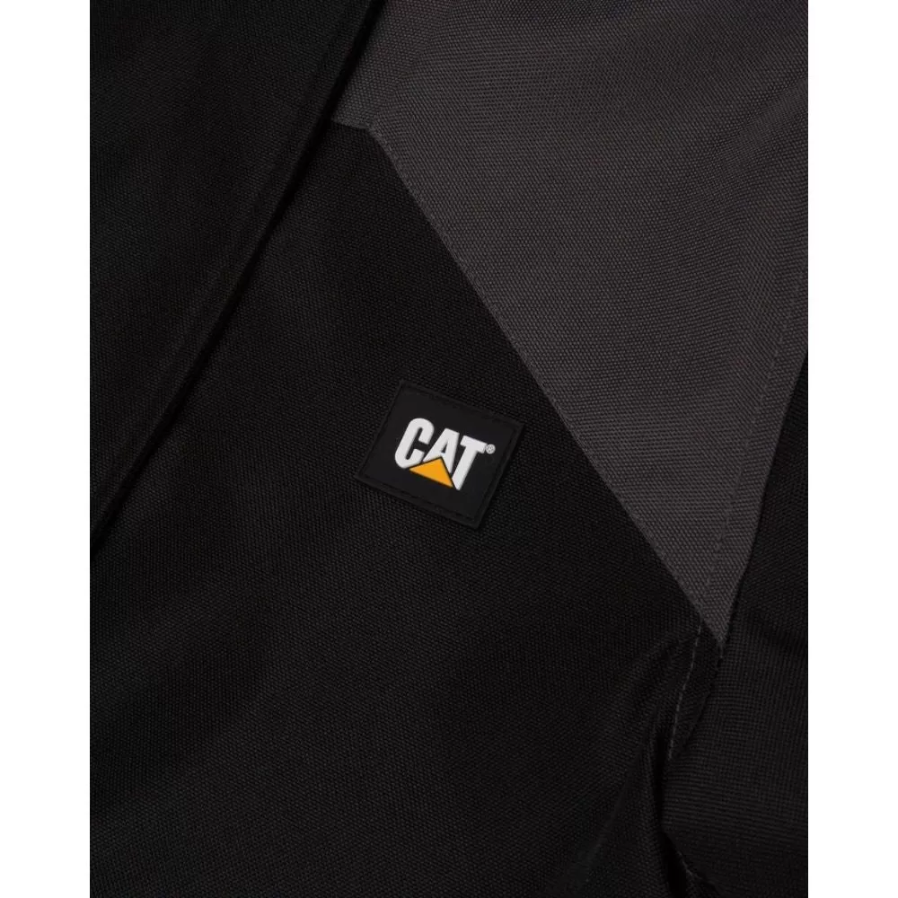 CAT Men's Heavyweight Insulated Work Winter Oxford Jacket - Black 1040022