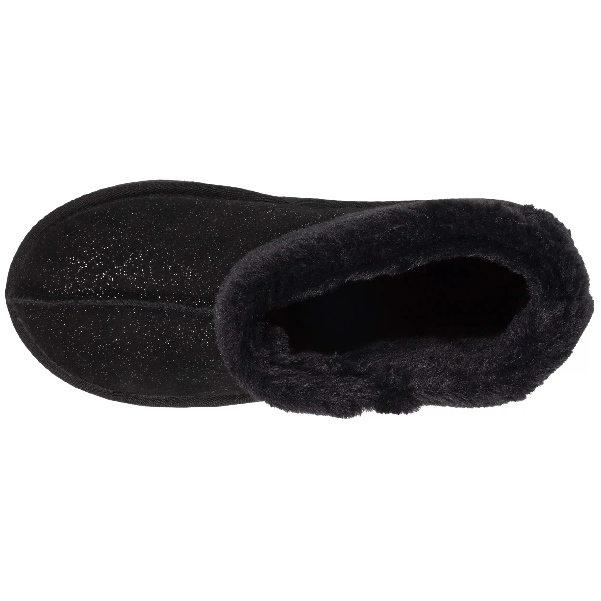 Chaussons bottillons Femme fourrées Noir