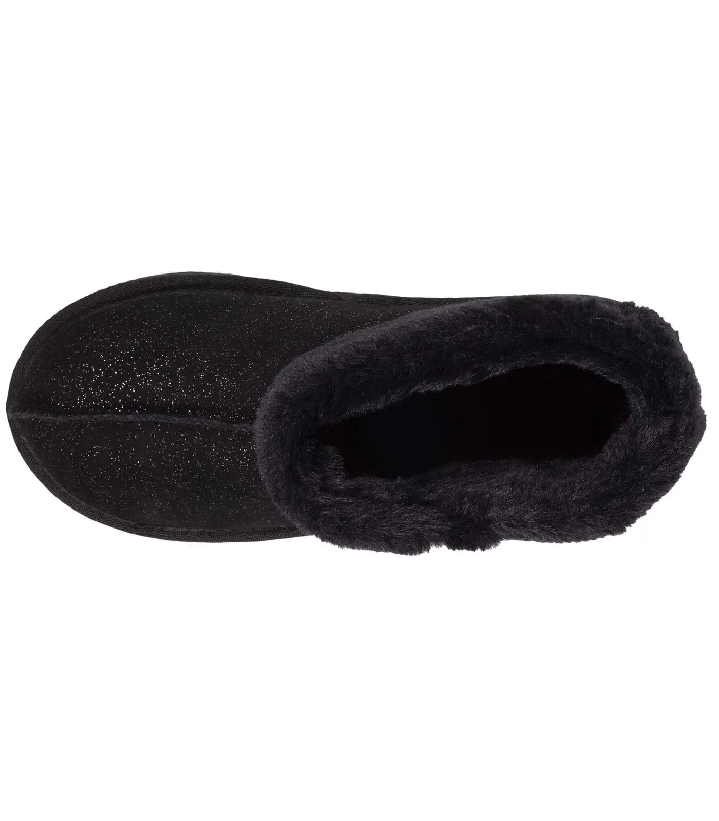 Chaussons bottillons Femme fourrées Noir