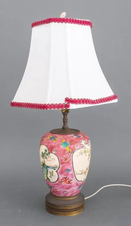 Chinese Style Ceramic Lamp