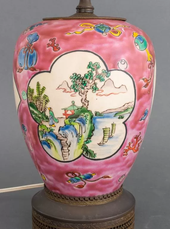 Chinese Style Ceramic Lamp