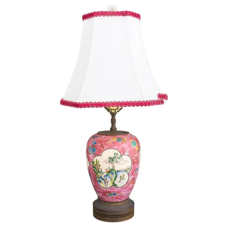 Chinese Style Ceramic Lamp