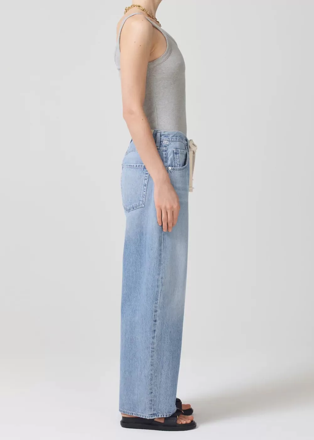 Citizens of Humanity - Brynn Drawstring Trouser - Blue Lace