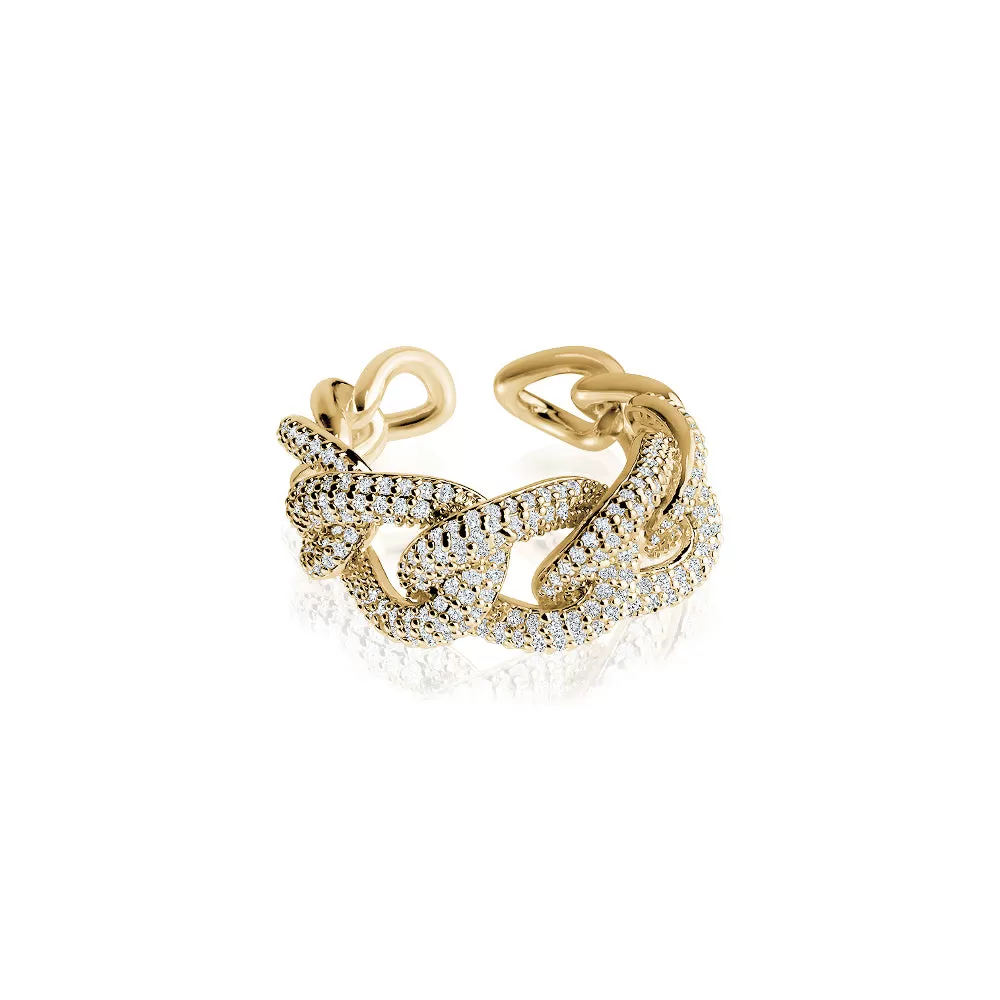 CRYSTAL CHAIN RING