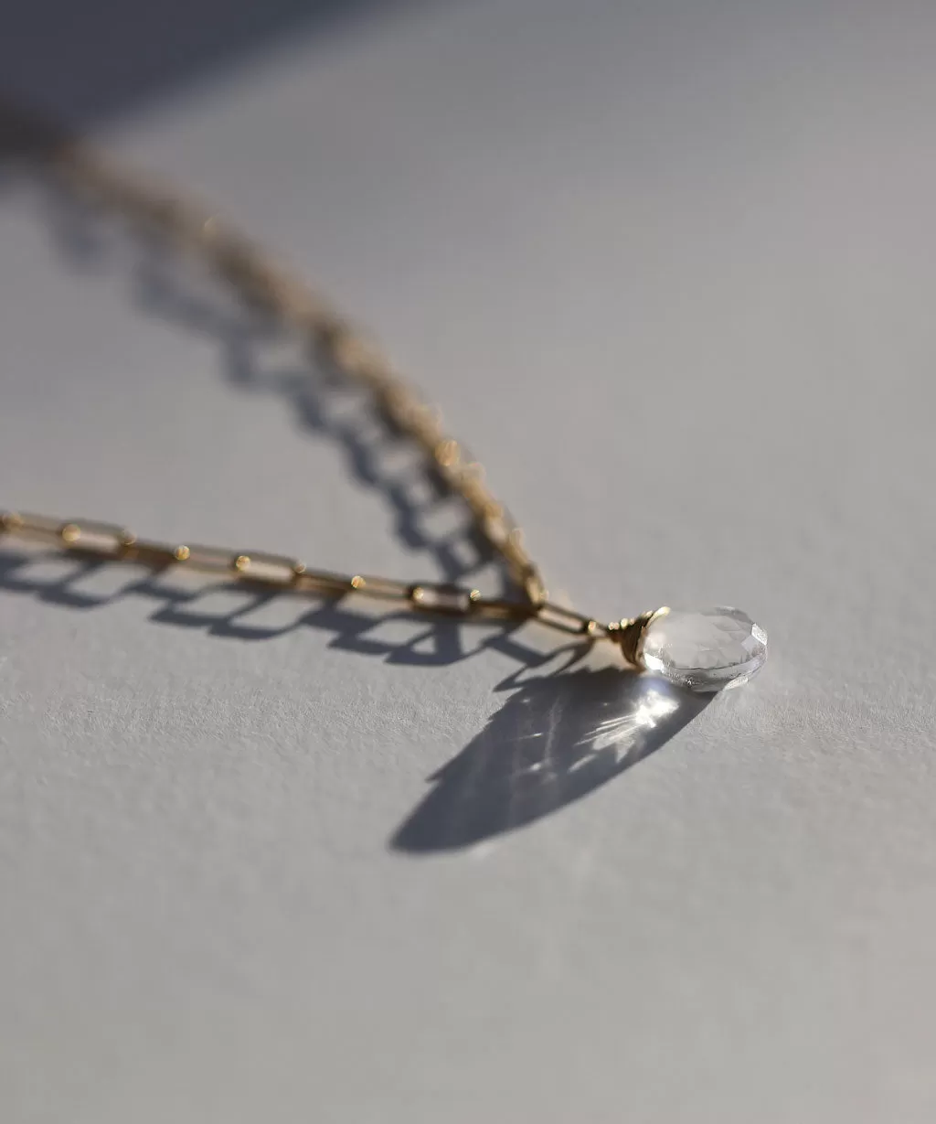 Crystal Quartz Drop Pendant