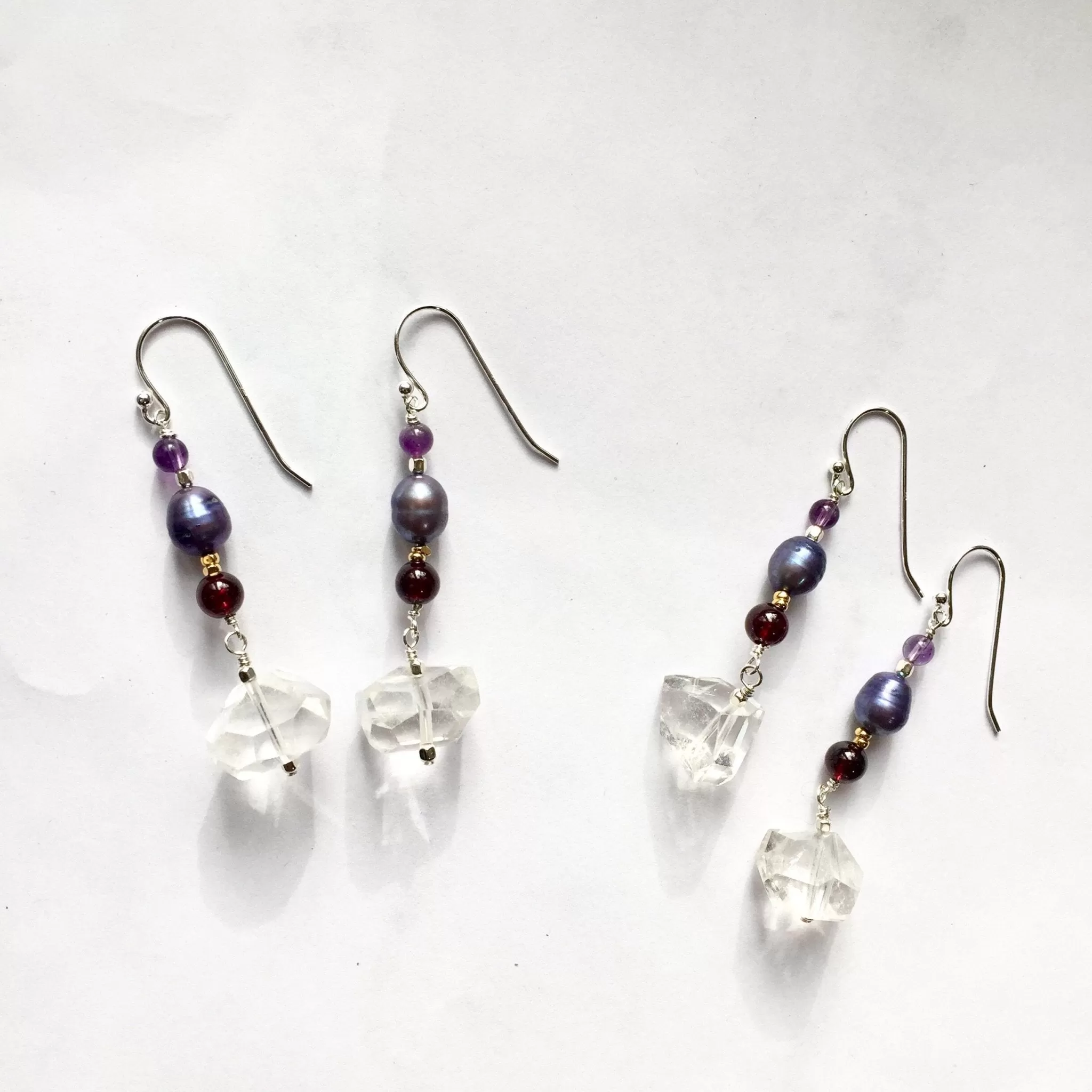 Dance of Joy quartz earrings