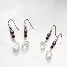 Dance of Joy quartz earrings