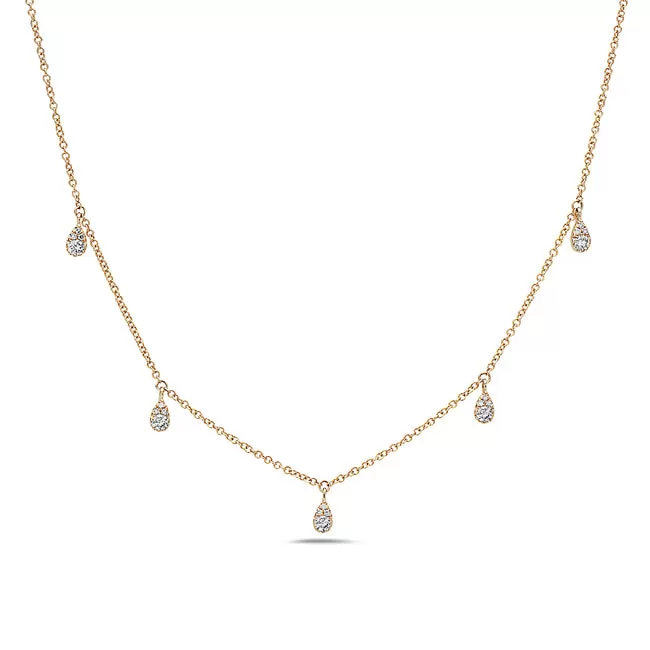 Diamond Station Necklace