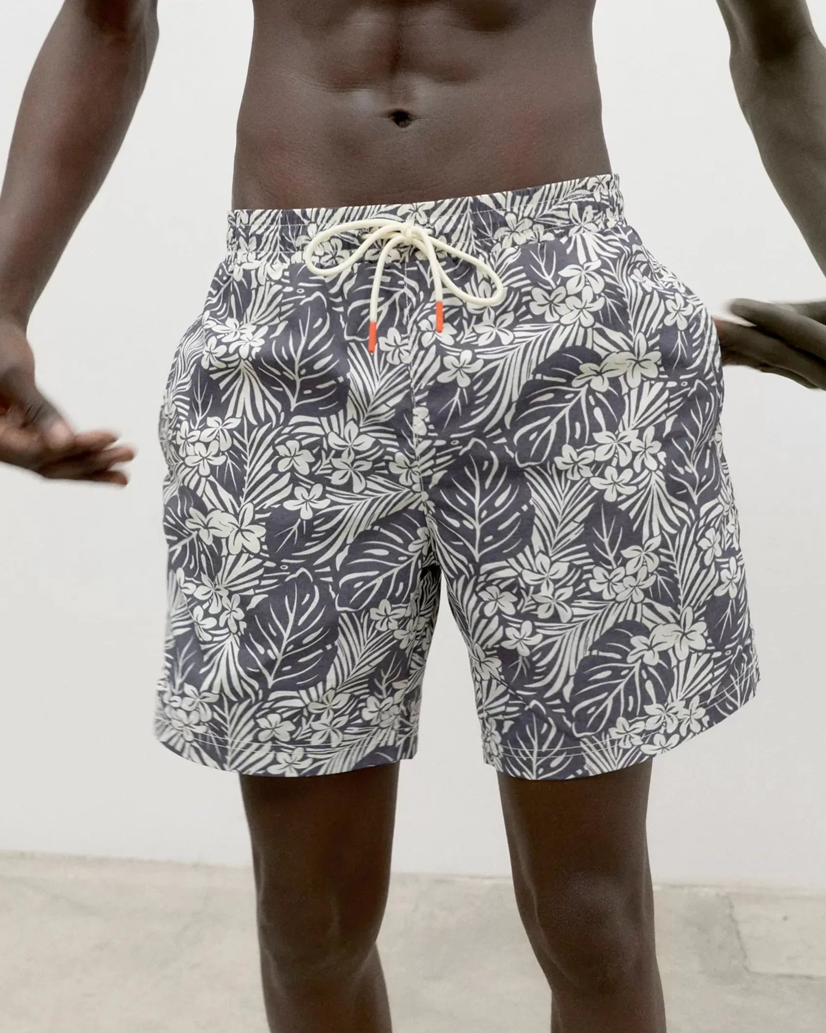 EcoAlf Dark Grey Flower Shorts