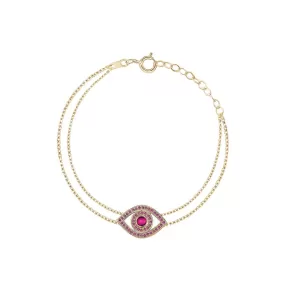 EYE ON YOU BRACELET FUSCIA