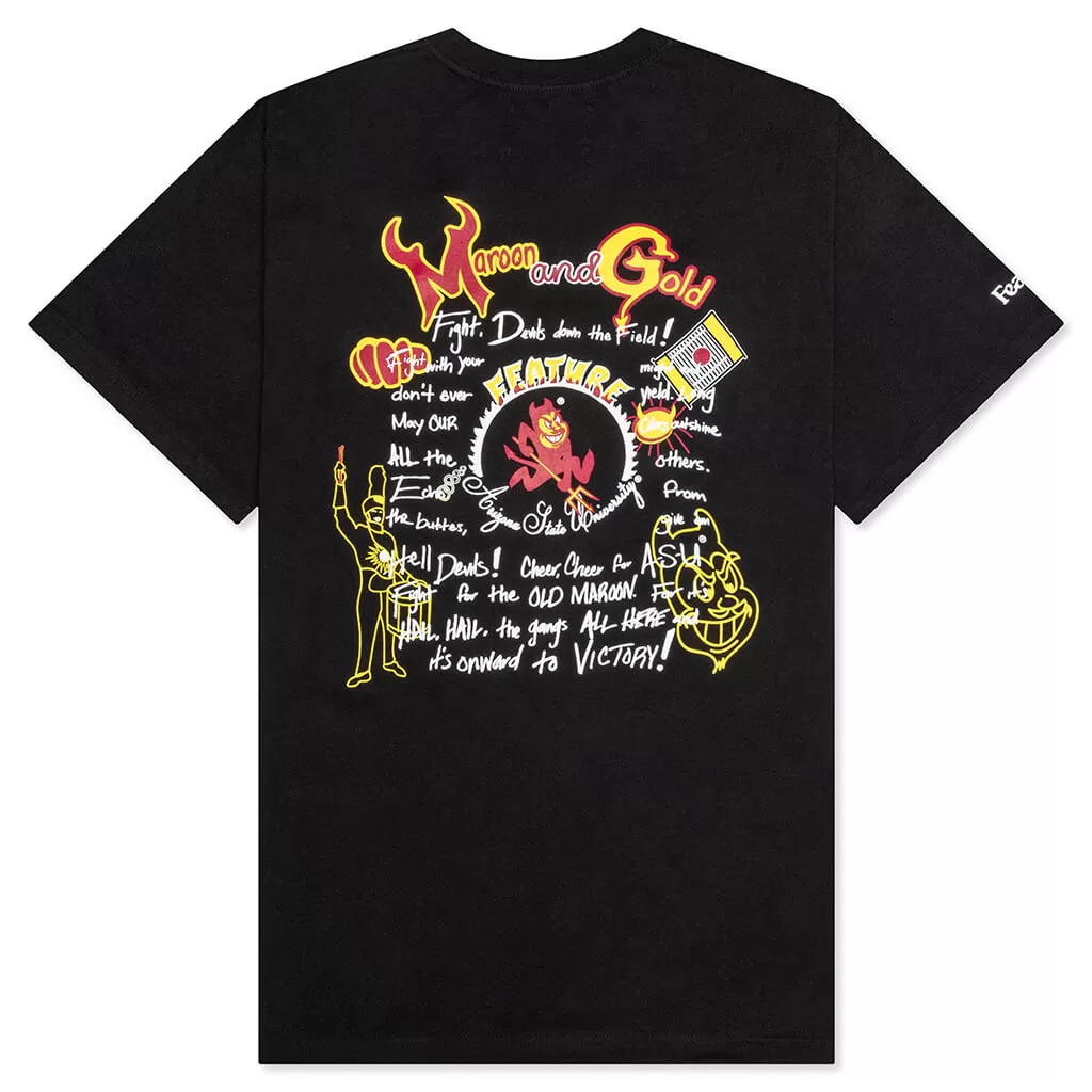 Feature x ASU Fight Song Tee - Black