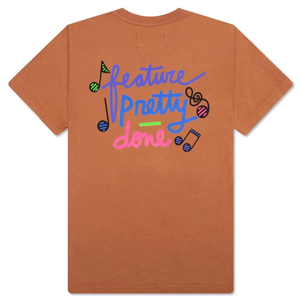 Feature x Pretty Done Future Sounds Tee - Almond