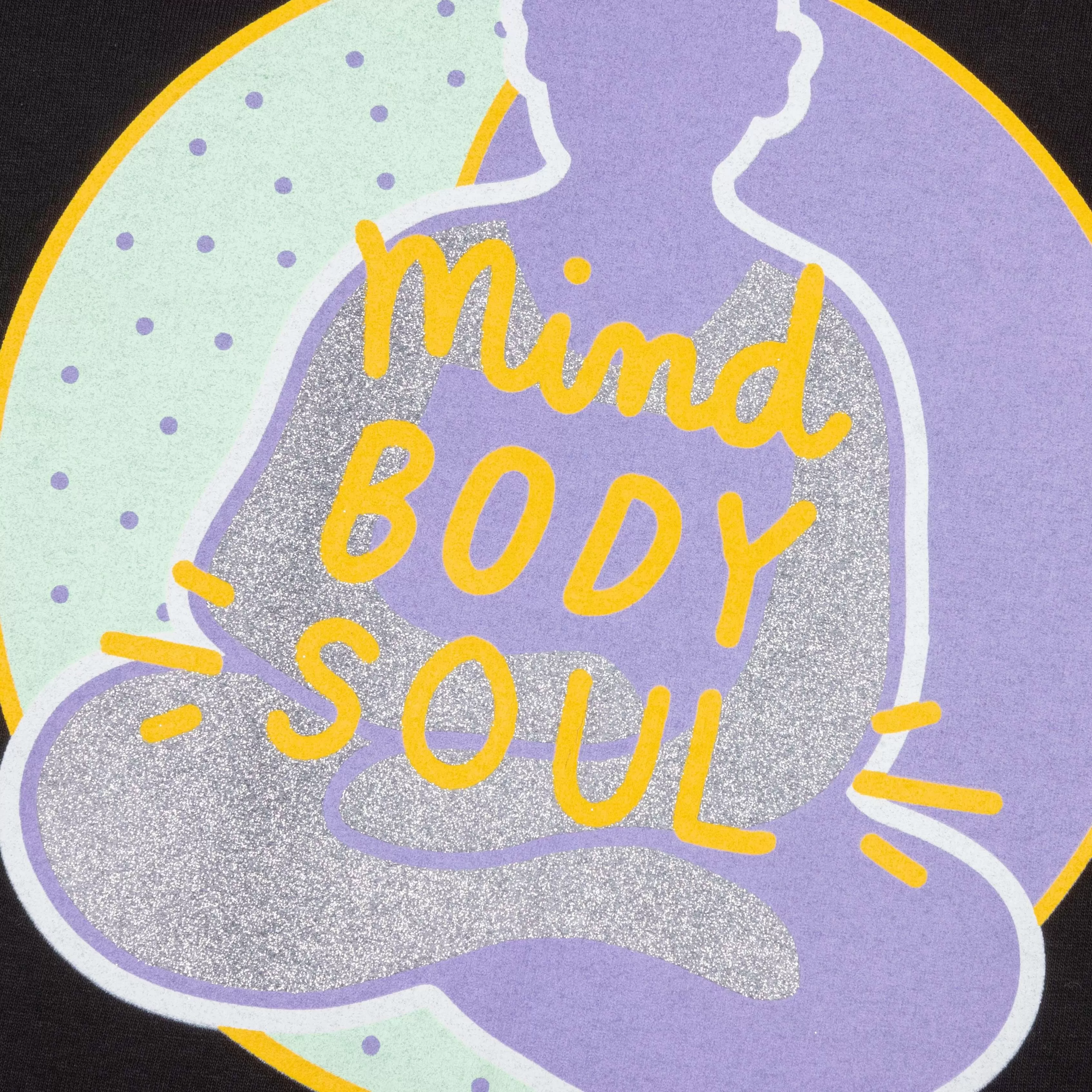 Feature x Pretty Done Mind Body Soul Tee - Black