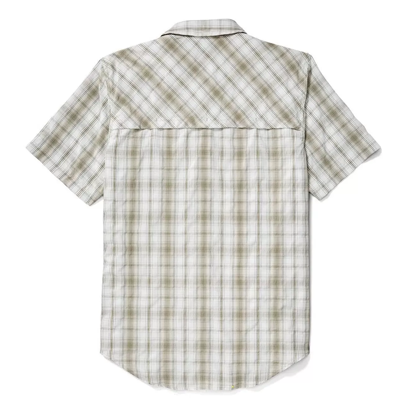 Filson Twin Lakes Short Sleeve Sport Shirt Cream/Khaki/Green