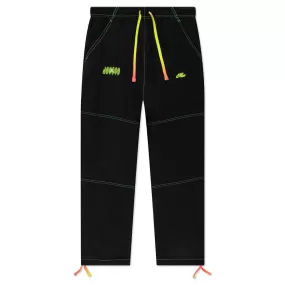 Flight MVP Woven Pants - Black/Electric Green