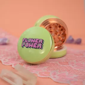 Flower Power Ceramic Grinder - Green