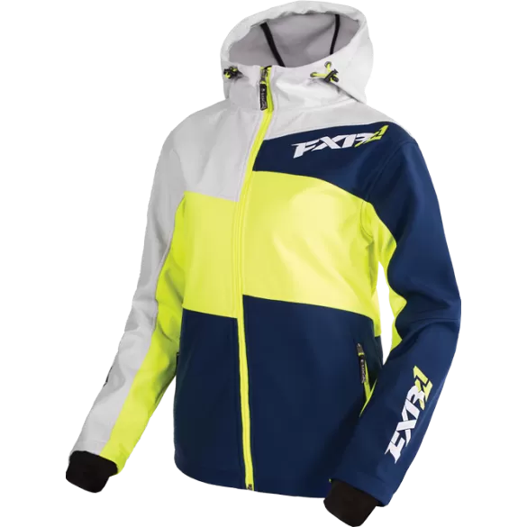 FXR Fresh Womens Softshell Navy HiVis