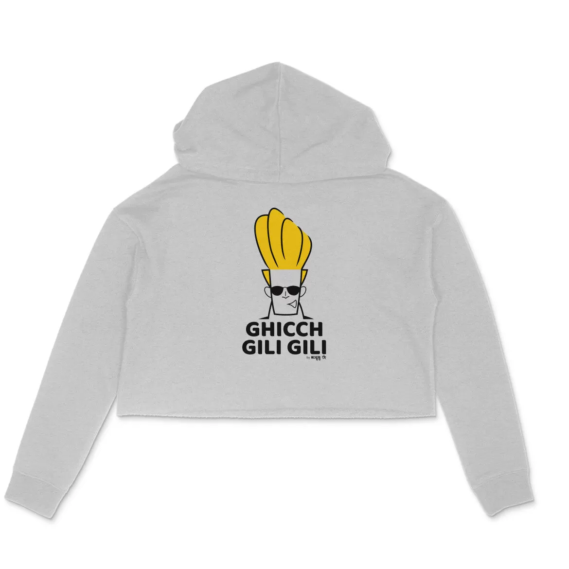 Ghicch Gili Gili - Kannada Crop Hoodie