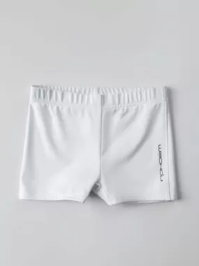 Girls Compression Short - White